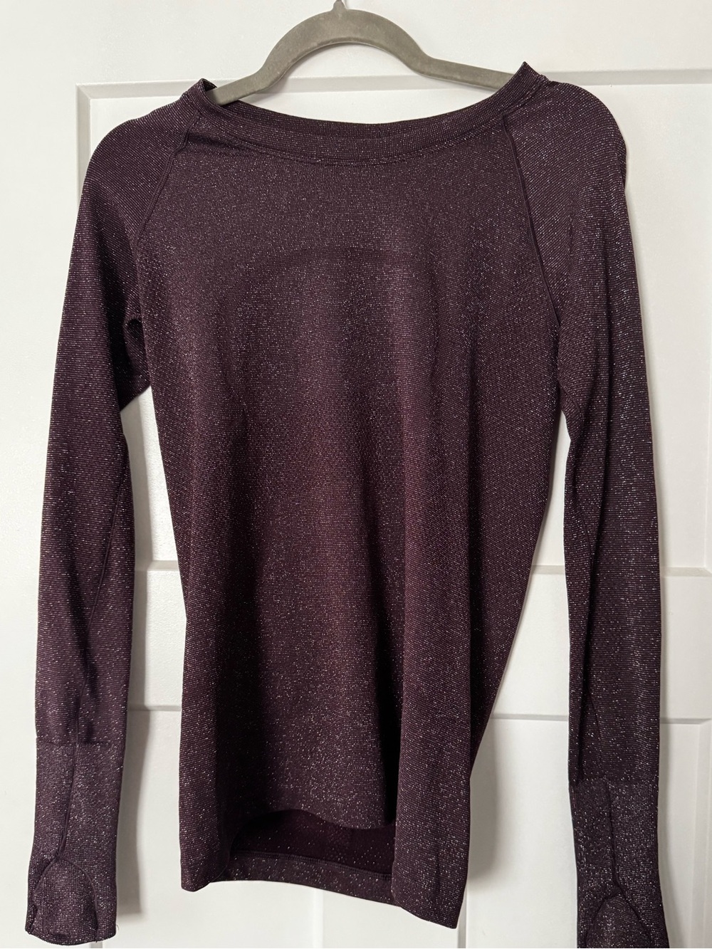 Lululemon Plum Sparkle Long-Sleeve Swiftly Tech - Limited Edition